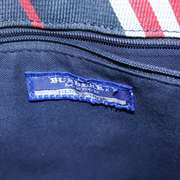 Burberry Blue Label Tote Bag Canvas Navy - Picture 10 of 16